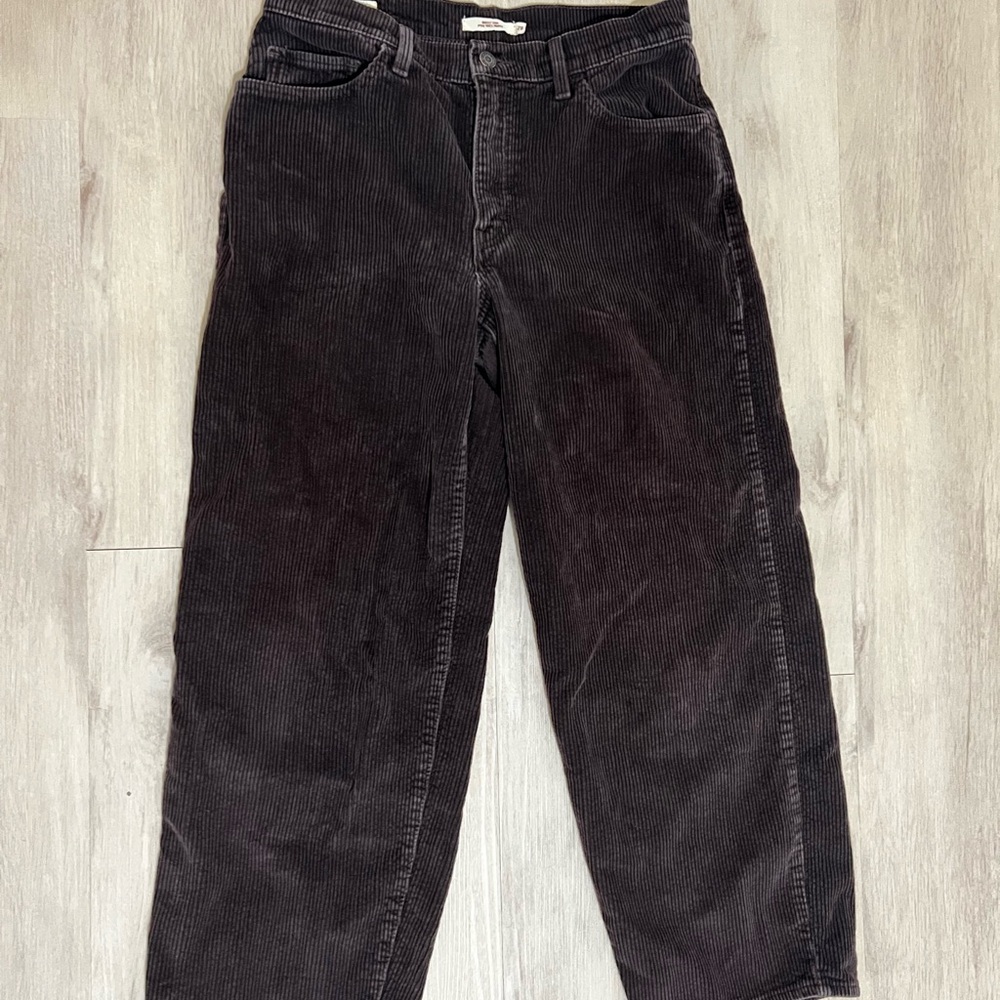 Levi's Brown Baggy Corduroy Pants